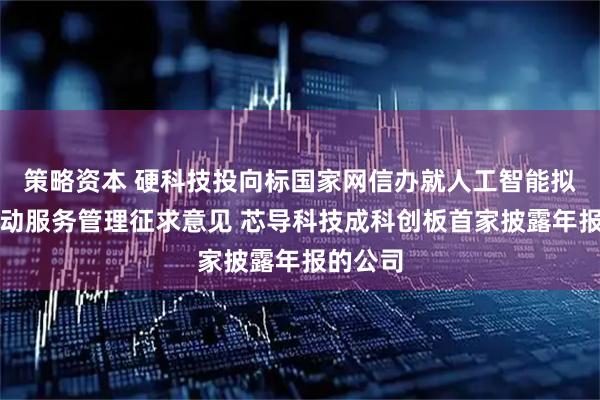 策略资本 硬科技投向标国家网信办就人工智能拟人化互动服务管理征求意见 芯导科技成科创板首家披露年报的公司